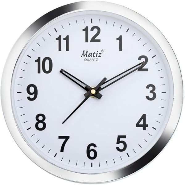 Buy Bai Design Retro Kitchen Timer Wall Clock in Chrome Silver